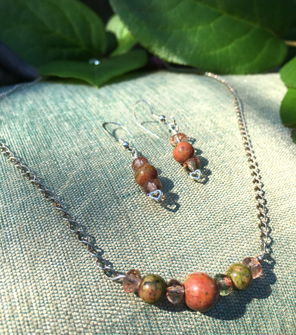 Jwl-CHAIN-SSlvr-Unikite-Tourmaline