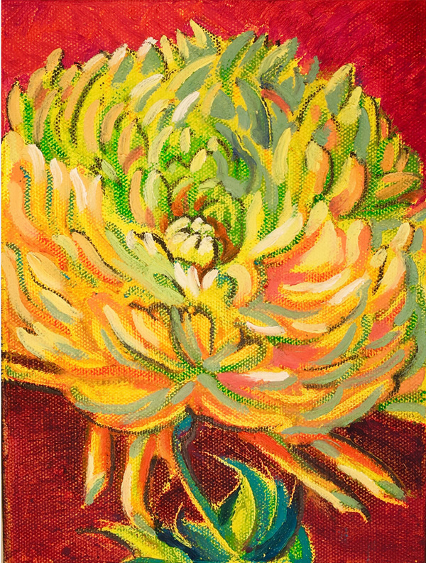 Pnt-Flwr-Cnvs-1YellowMum